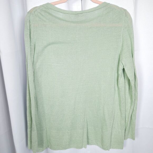 J Crew Mens XS Green Crewneck Pullover Longsleeve Sweater - Picture 3 of 6